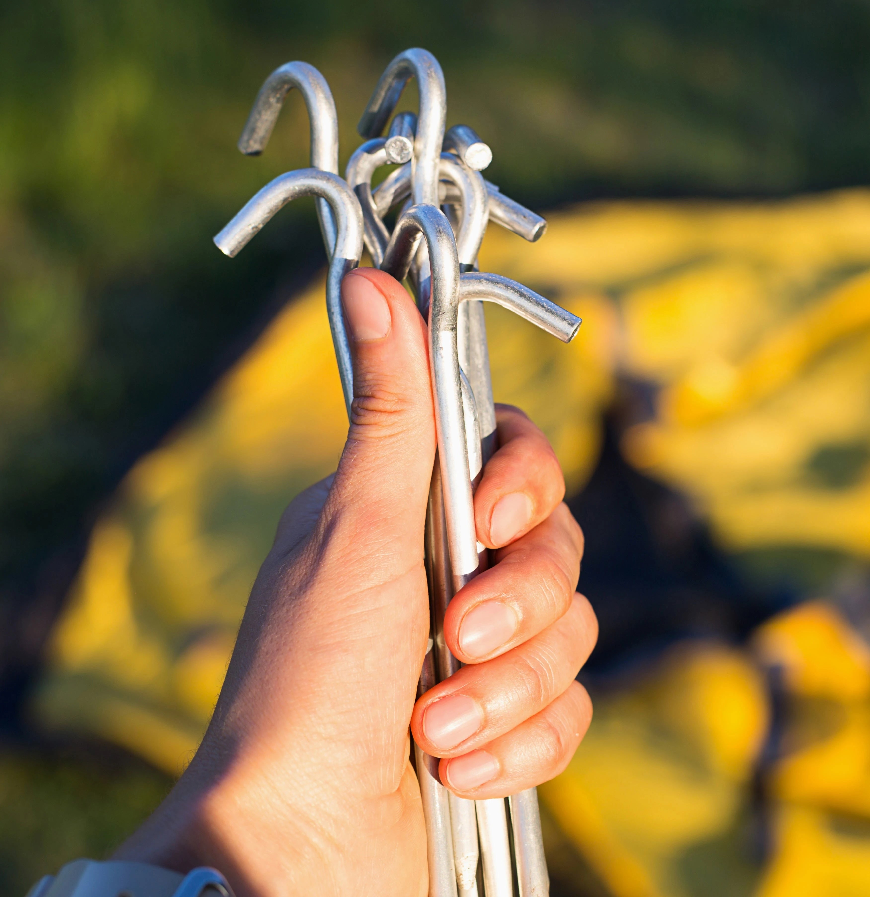 Zelt Heringe fr sicheren Halt und Stabilitt  Robuste Heringe  Outdoor  Alm