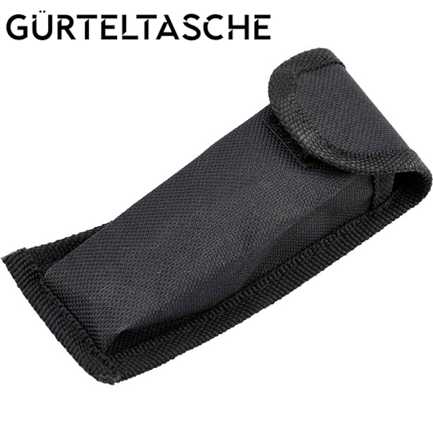 Campingbesteck Reise Besteck im Taschenmesser Format mit Gürteltasche