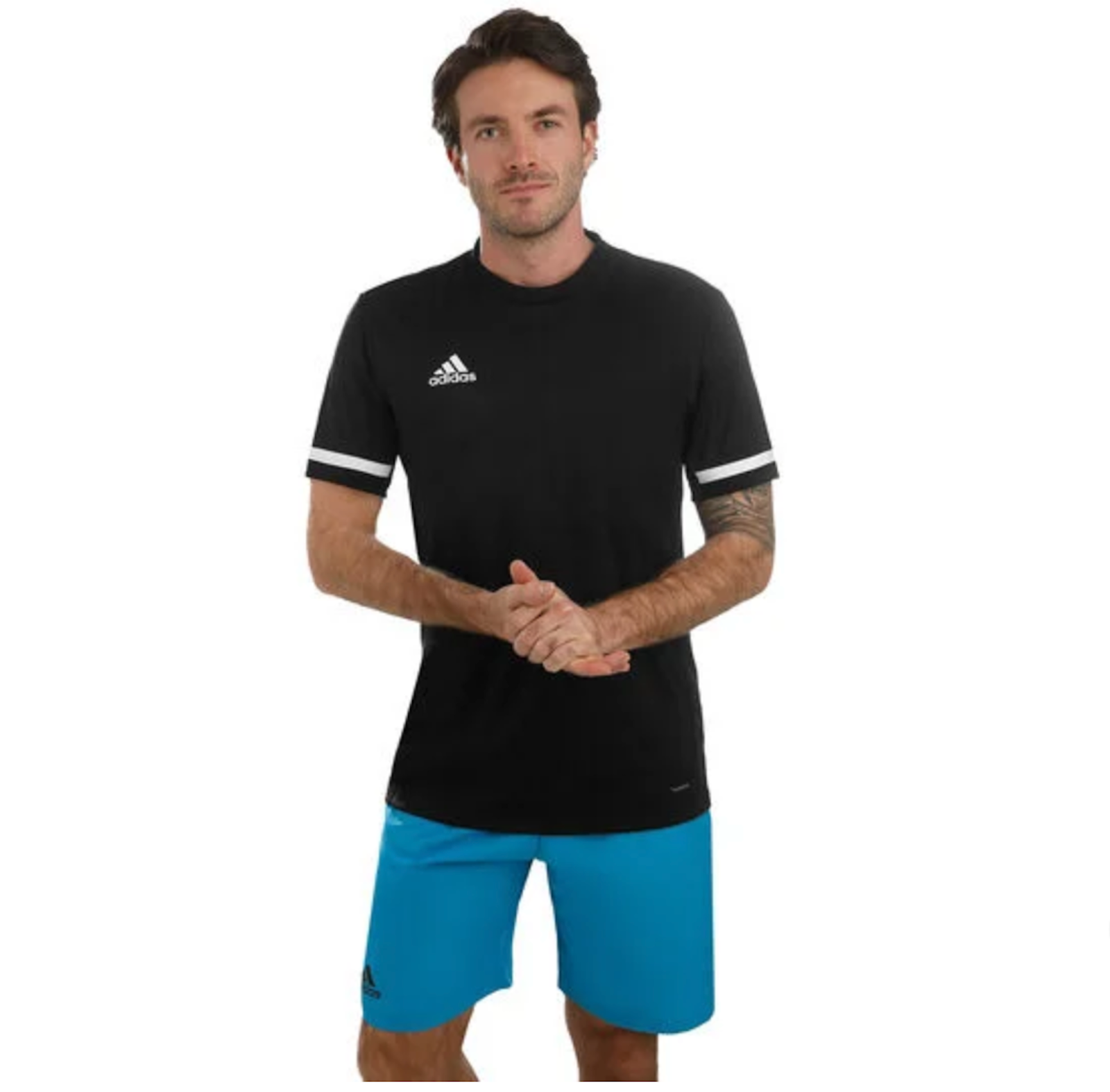 Adidas Herren T19 t-shirt für Sport Fußball Badminton tshirt Freizeit - Outdoor Alm