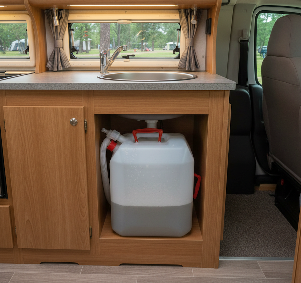 Abwasser Kanister 20 L Camping Faltkanister Wasser - Outdoor Alm