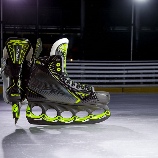 tblade Schlittschuhe Graf 103/V5 mit t-Blade Kufen Eihockey Schlittschuh - Outdoor Alm