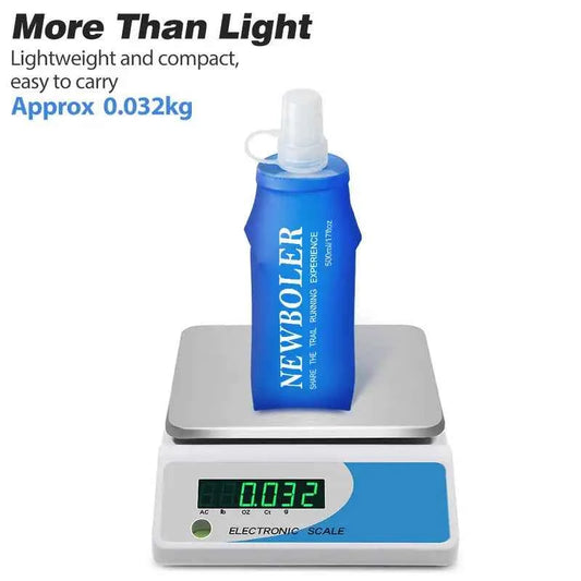 Faltbare Wasserflasche TPU 500 ml – Praktische, leichte Flasche für unterwegs