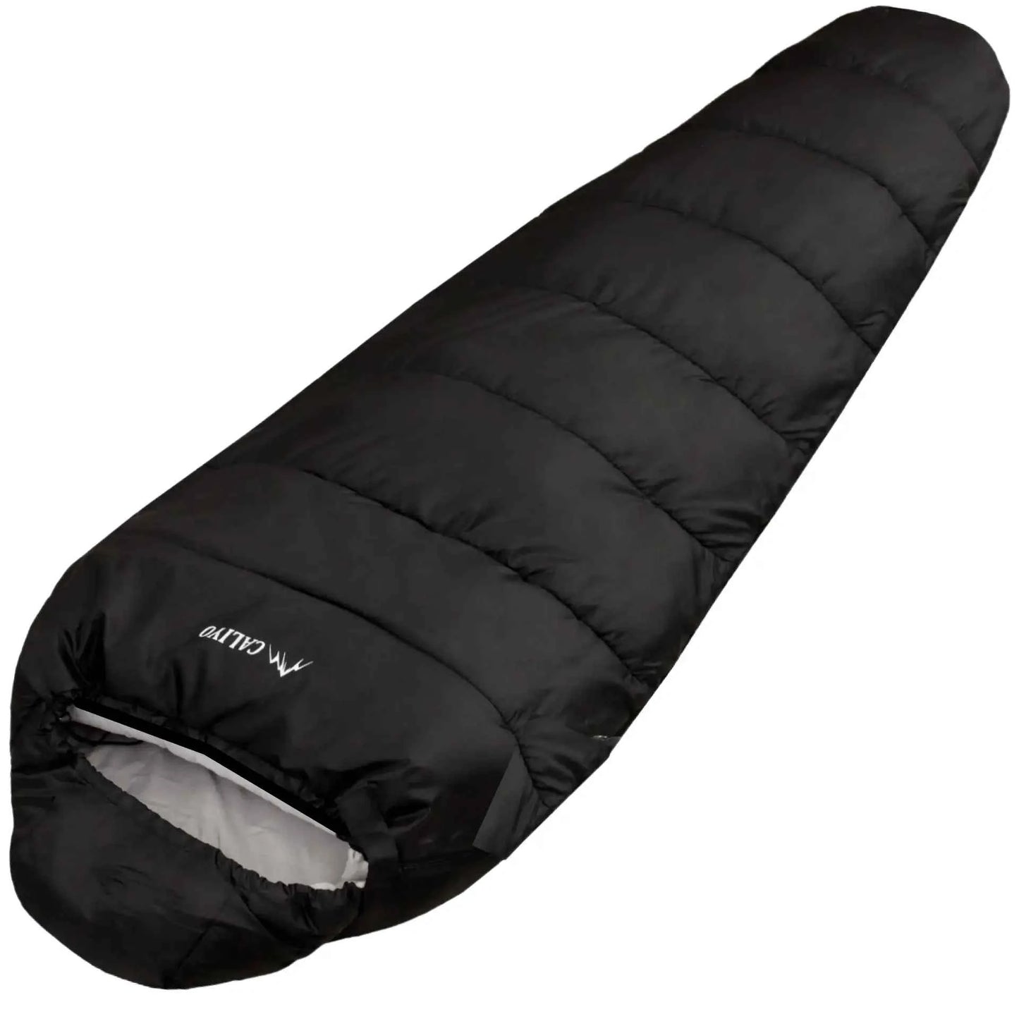 Mumienschlafsack 4 Jahreszeiten 230 cm – Warmer Schlafsack für Zelt und Outdoor Abenteuer
