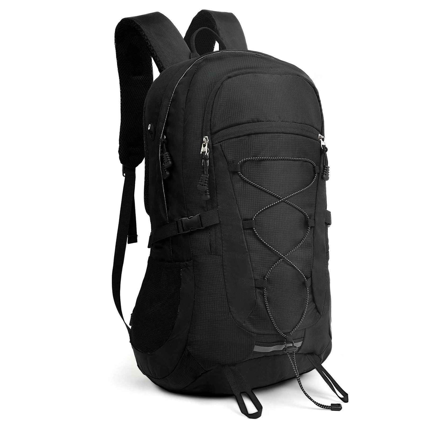 Trekking Rucksack 45 Liter - Schwarz, Ideal für Backpacking und Wandertouren