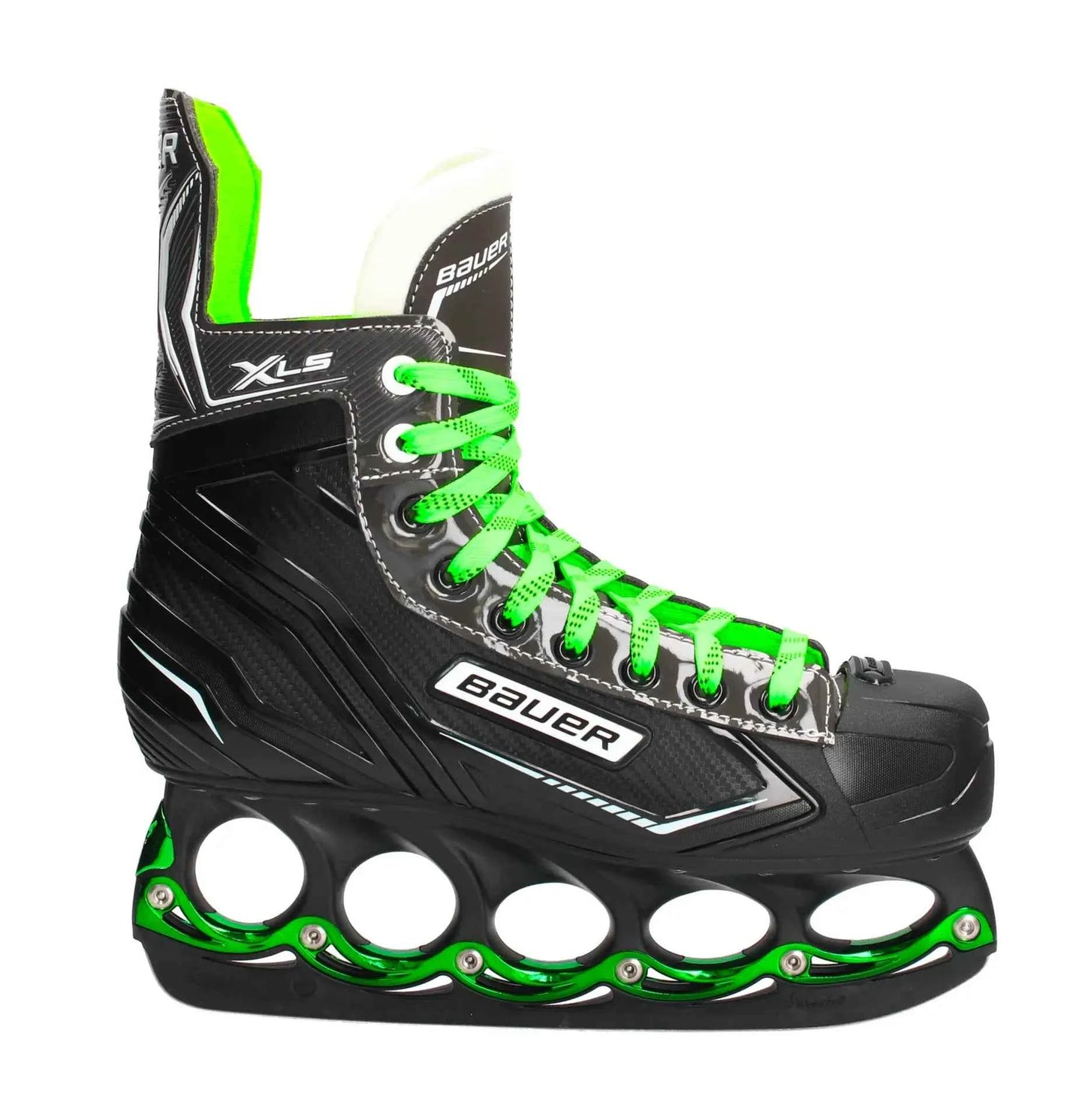 t-blade Schlittschuhe Bauer XL-S Black Green Edition mit tblade Kufensystem kaufen