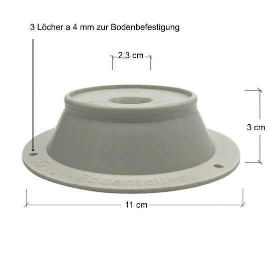 Bodenteller für Campingzelt Orkanstützen im Vorzelt 4 Stück - Outdoor Alm