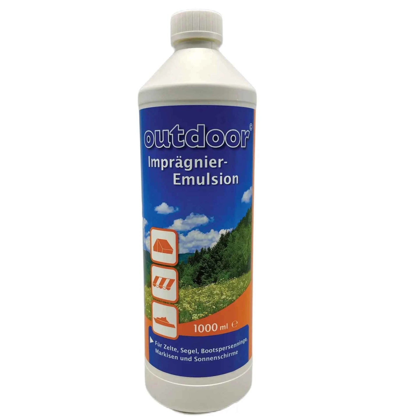 Zelt Imprägniermittel 1000 ml für Markisen und Sonnenschirme - Emulsion zur effektiven Imprägnierung