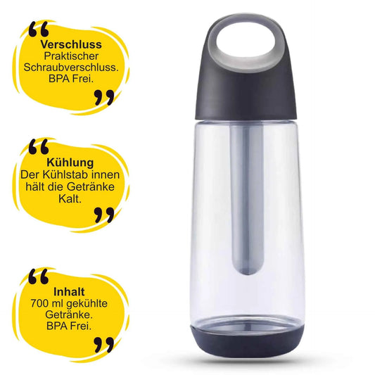 Trinkflasche mit Kühlelement Bopp Cool 0,7L für kalte Getränke mit Kühlung