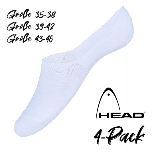 4 Paar Sneaker Socken Füßlinge für Damen und Herren - Outdoor Alm