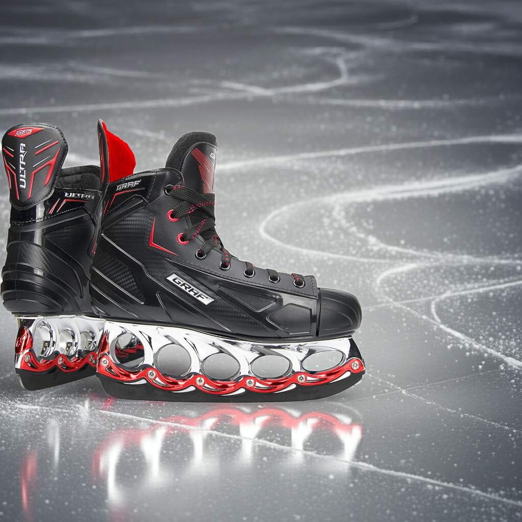 t blade Schlittschuhe Graf G875 Crome Edition mit ultraleichtem t-blade Kufensystem
