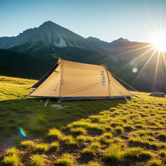 2 Personen Tunnelzelt Trekkingzelt , Back Sky Zelt Camping - Outdoor Alm