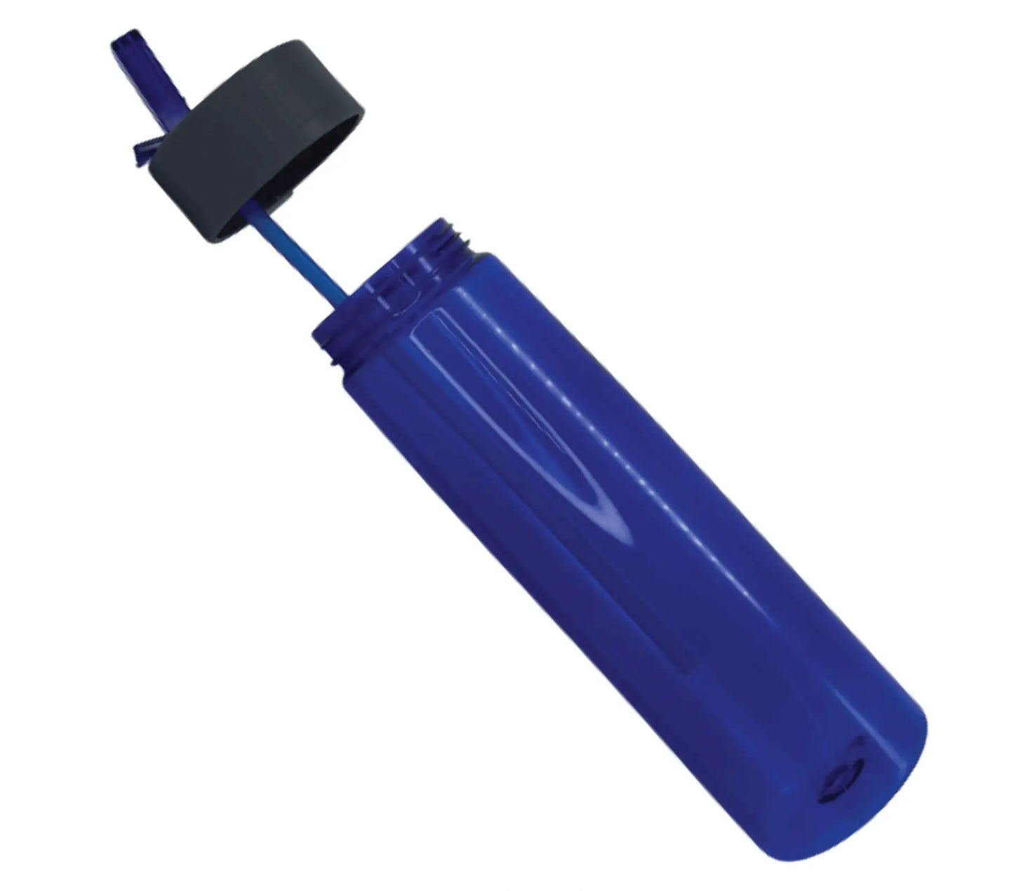 Trinkflasche BPA Frei Flasche für Sport Freizeit 0,75 L mit Trinkhalm - Outdoor Alm