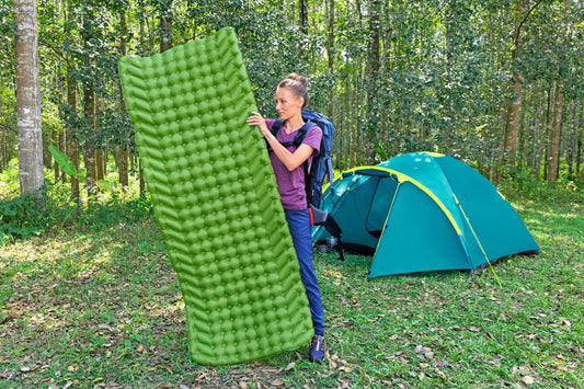Trekking Matte Isomatte Luftmatratze R-Wert 1,3 XXL 198 x 71 x 6,5 cm - Outdoor Alm
