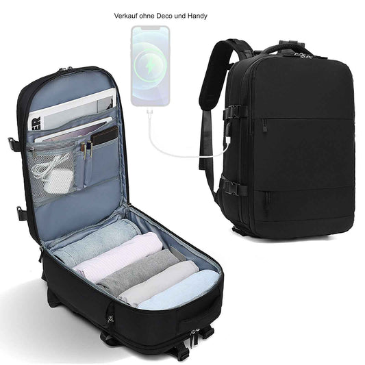 Reise Rucksack 40 Liter Handgepäck Größe für Urlaub und Geschäftsreise