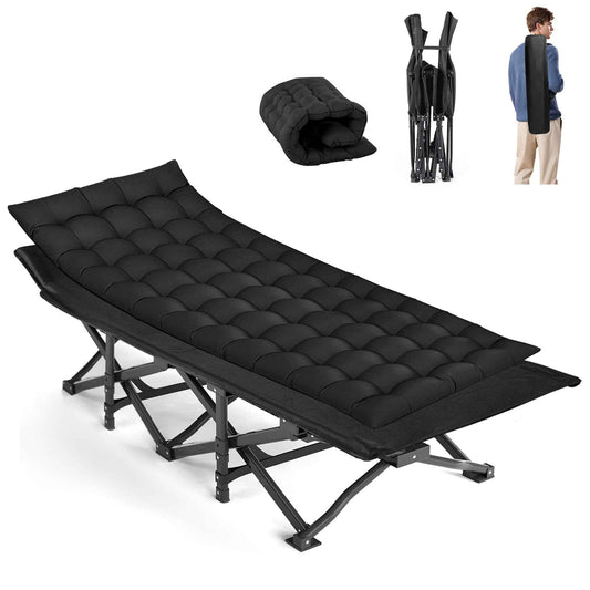 Feldbett Campingbett 200 kg - Klappliege für Gäste und Camping