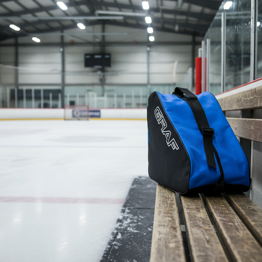 Schlittschuh Tasche Graf für Eishockey und Kunstlauf Schlittschuhe Blau - Outdoor Alm
