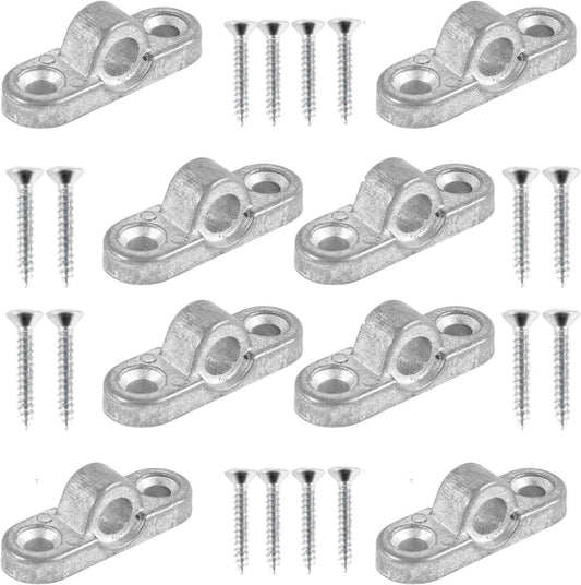 Vorzeltöse Metall 8 mm - 8 Stück Wandösen für Wohnwagen und Wohnmobil