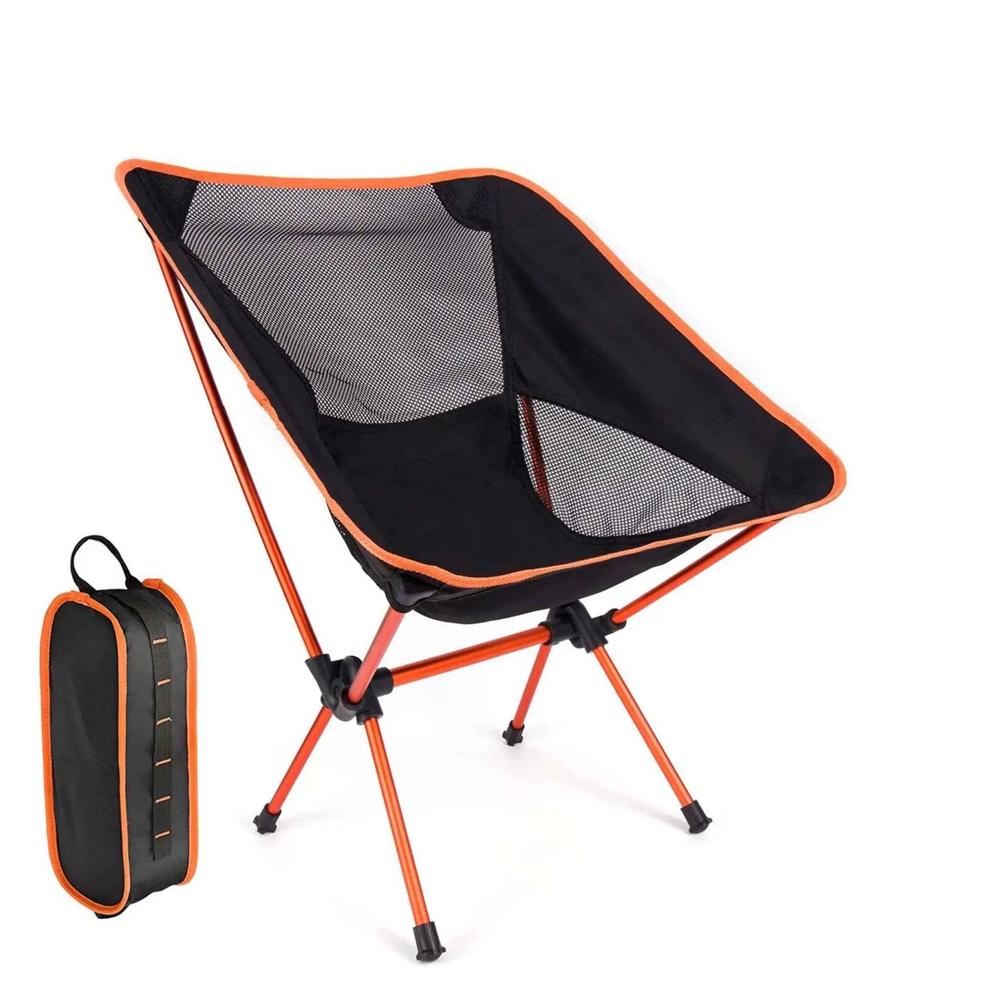 Campingstuhl Faltbar für Strand, Angeln und Radreisen – Leichtgewicht 900g