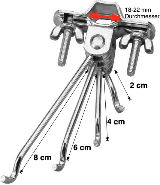 Zelt Kleiderhaken Garderobenhaken Haken für Bekleidung im Camping Zelt - Outdoor Alm