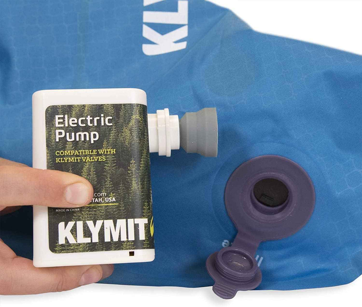 Klymit Akku PUMPE passend für alle Ventile von Klymit Matten wie Recon Static Hammock