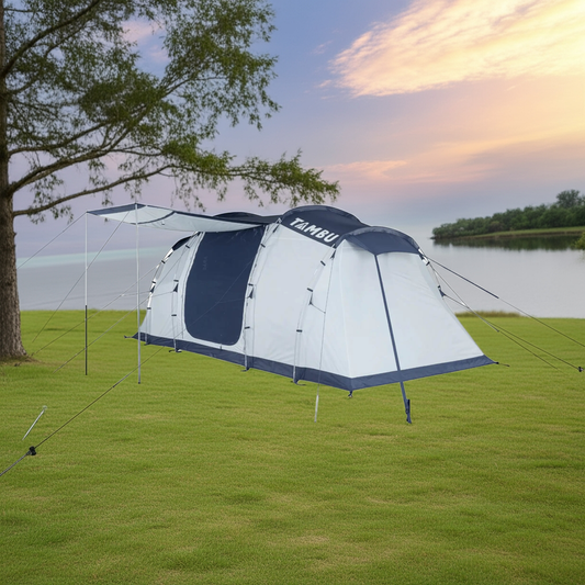 4 PERSONEN Zelt BARA FAMILIEN VIS-À-VIS ZELT Campingzelt Familienzelt - Outdoor Alm