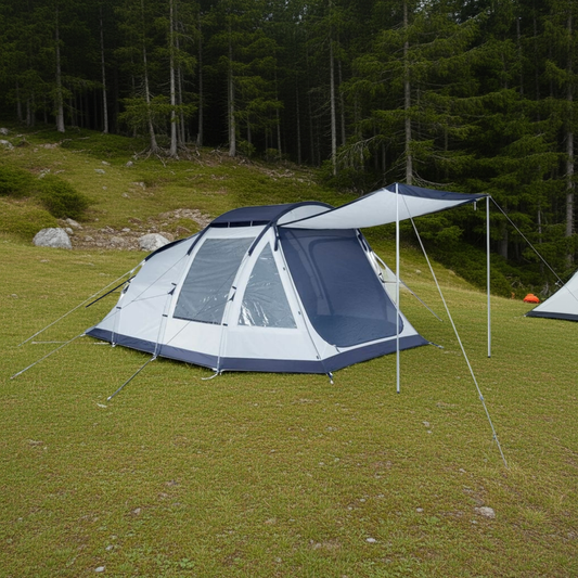 5 Personen Tunnelzelt Tambu Poribar 3000mm Wassersäule Regendicht - Outdoor Alm
