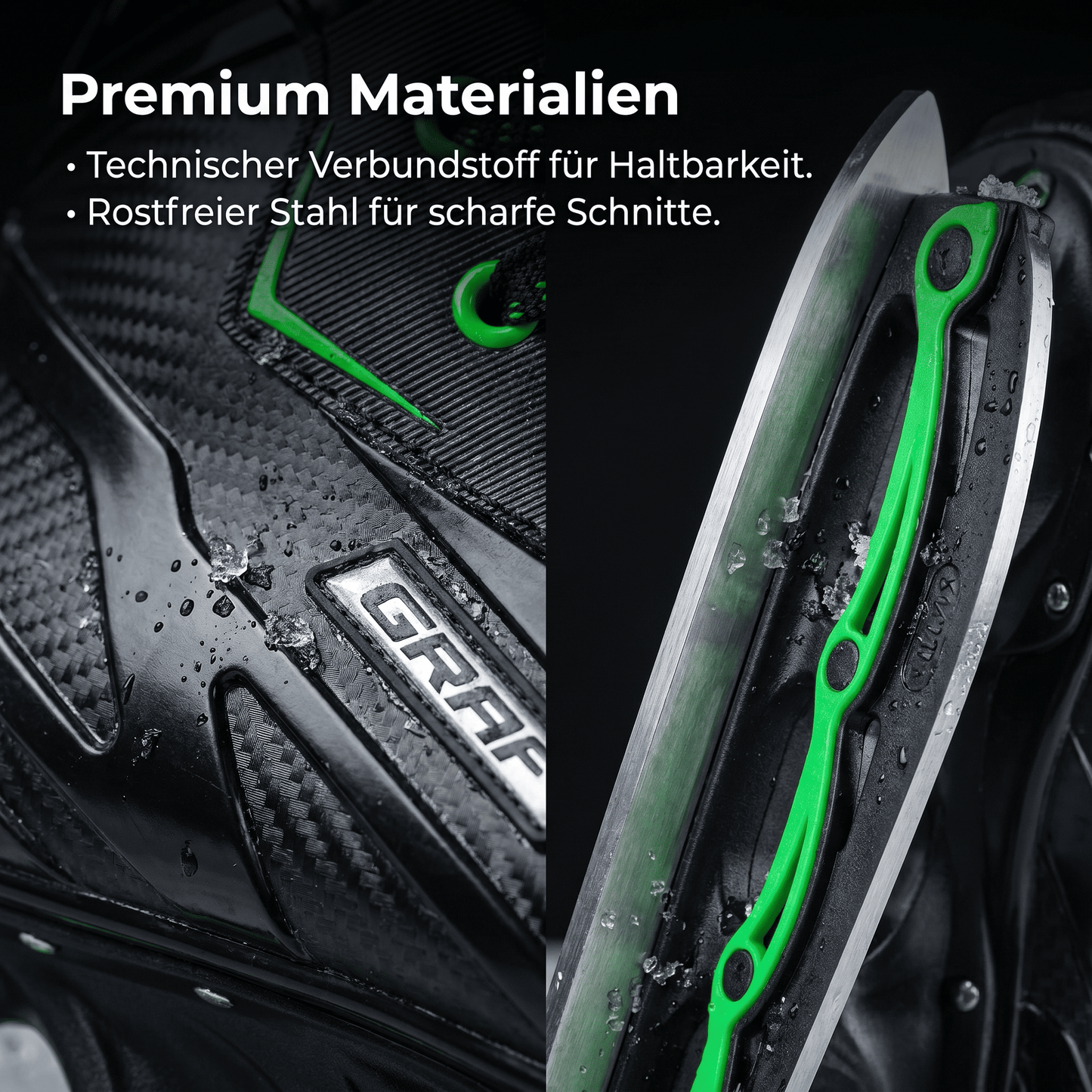 tblade Schlittschuhe Graf Ultra G875 Green t blade Edition kaufen - Hochwertige Eislaufschuhe für optimale Performance