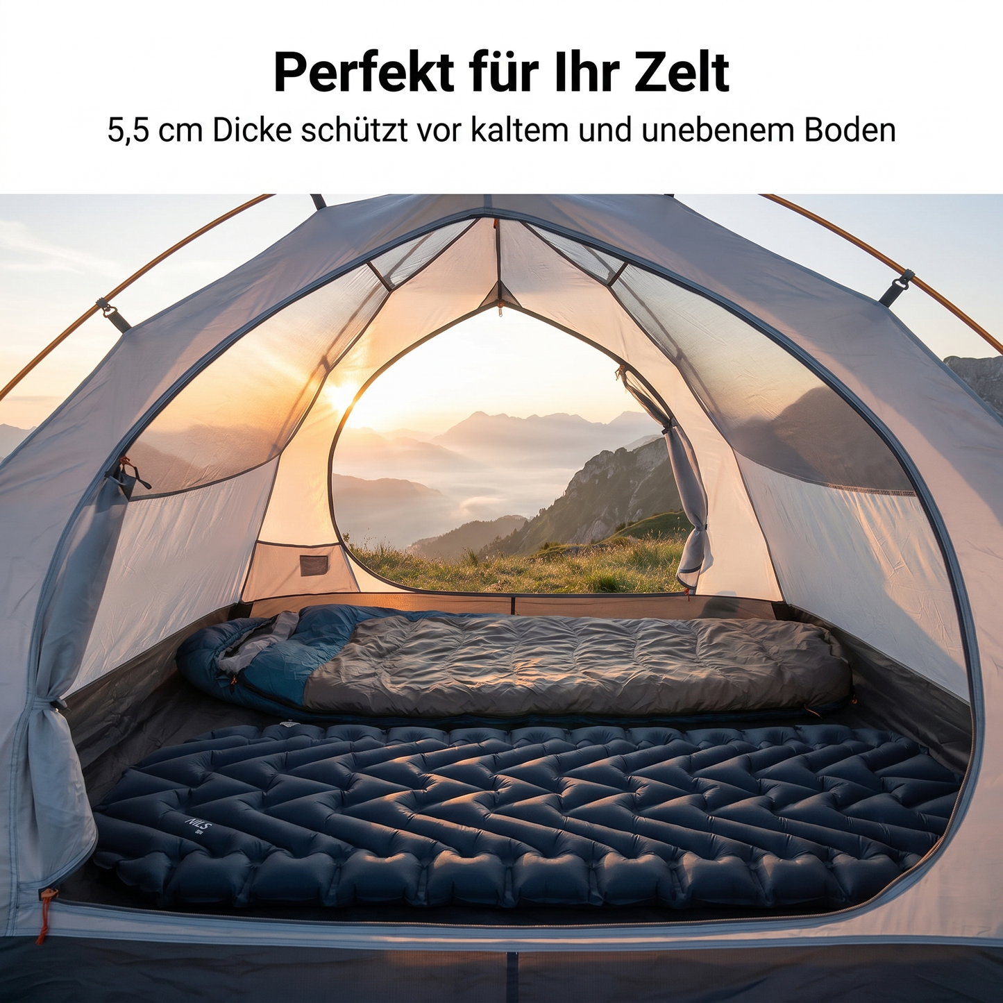 Isomatte Ultraleicht 600g Matte für Trekking Backpacking Radreise