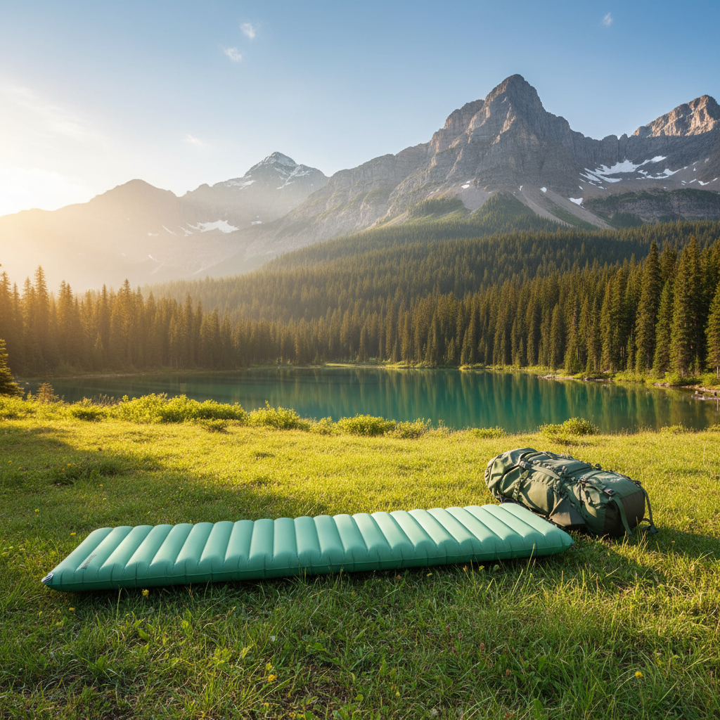 Isomatte Camping 825 g – Leichte Matratze mit R-Wert 2,7 für komfortables Campen