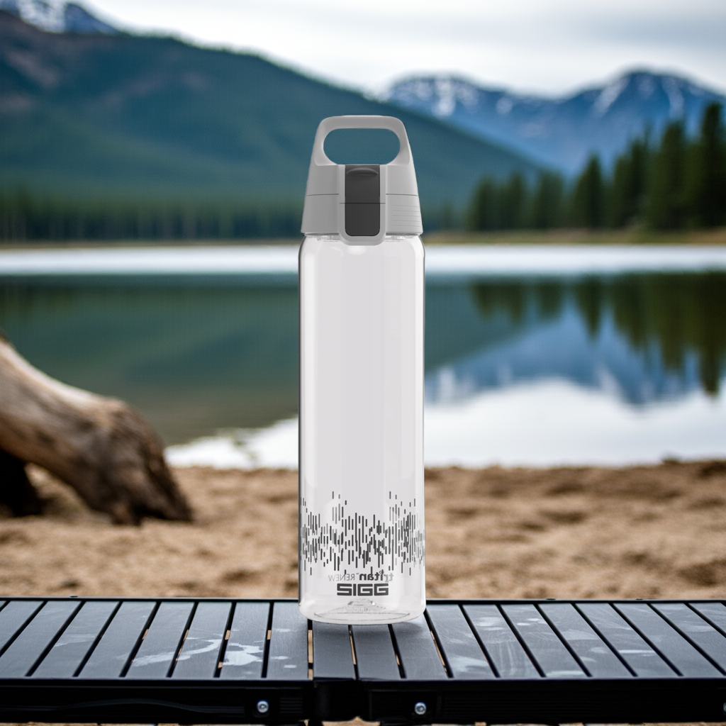 Trinkflasche Total Clear ONE MyPlanet Anthracite 0.75 L Sport Flasche
