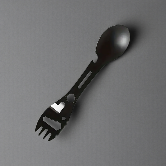 Camping Besteck für Trekking Festival Ultraleicht Messer Gabel Löffel - Outdoor Alm