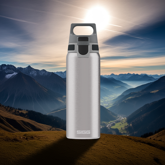 SIGG Trinkflasche Shield One Brushed 0.75 L Flasche Edelstahl - Outdoor Alm