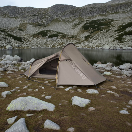 Ultraleicht Zelt 2,4 Kg Alu Gestänge Doppelwandig Biker Trekking Zelt 3000mm Wassersäule - Outdoor Alm
