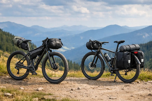 Bikepacking Taschen vs Gepäckträger
