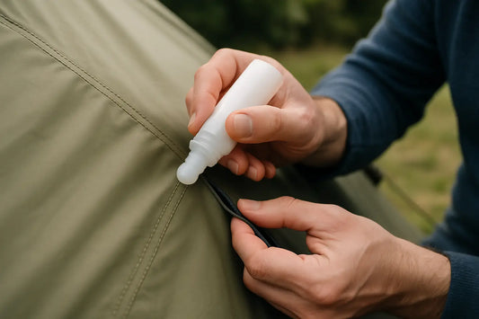 Zelt Nahtdichter richtig anwenden