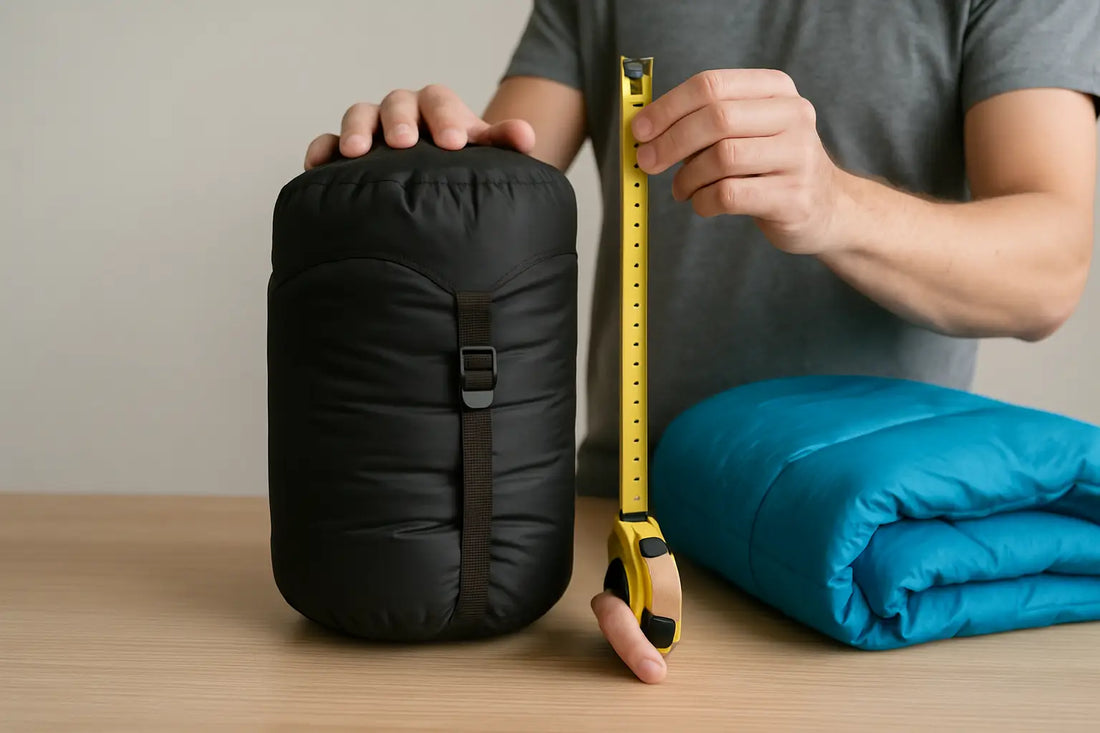 Packmaß beim Schlafsack berechnen - so klappt’s