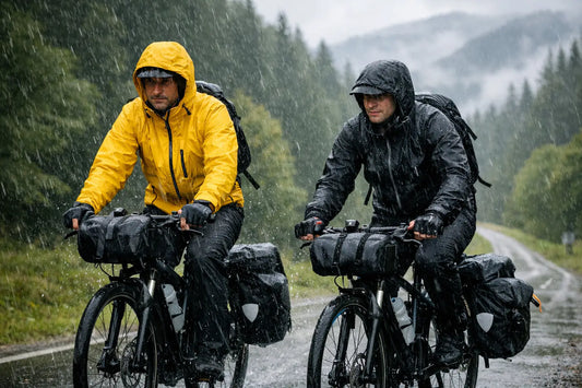 Fahrrad-Regenbekleidung für Radreisen wählen
