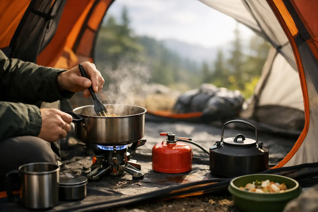 Kochen im Zeltvorraum - sicher oder riskant?