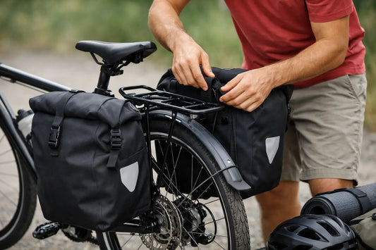 Fahrradpacktaschen richtig am Rad montieren