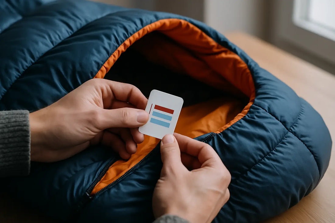 Mumienschlafsack-Temperaturbereich richtig lesen