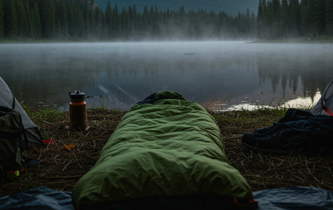 Mumienschlafsack warm und kuschelig