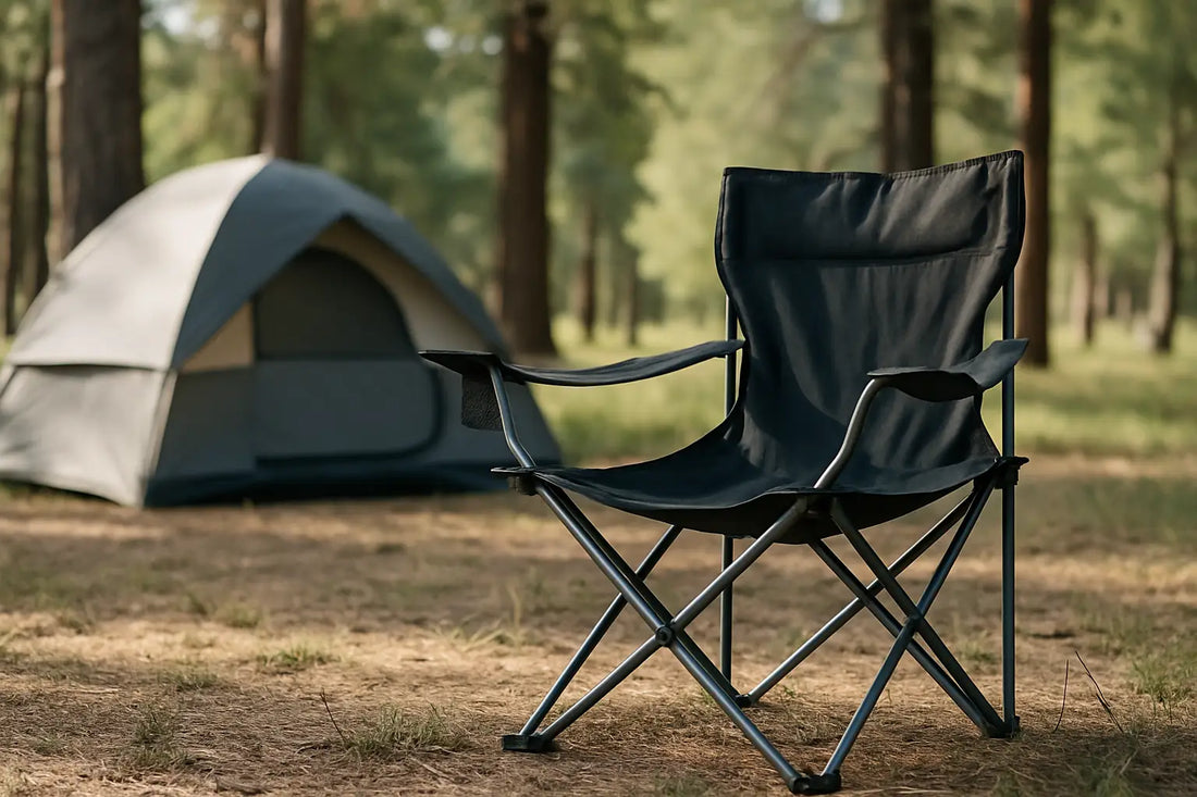 Campingstuhl: leicht und trotzdem belastbar