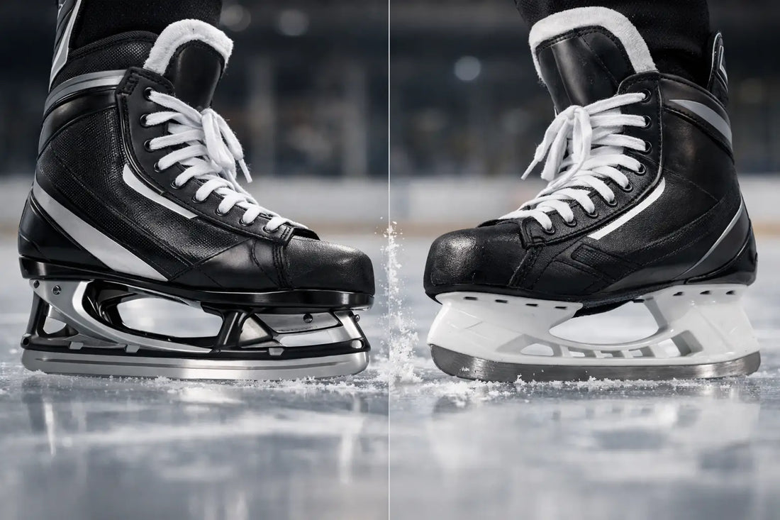 T-Blade vs Eishockey-Schlittschuhe Vergleich