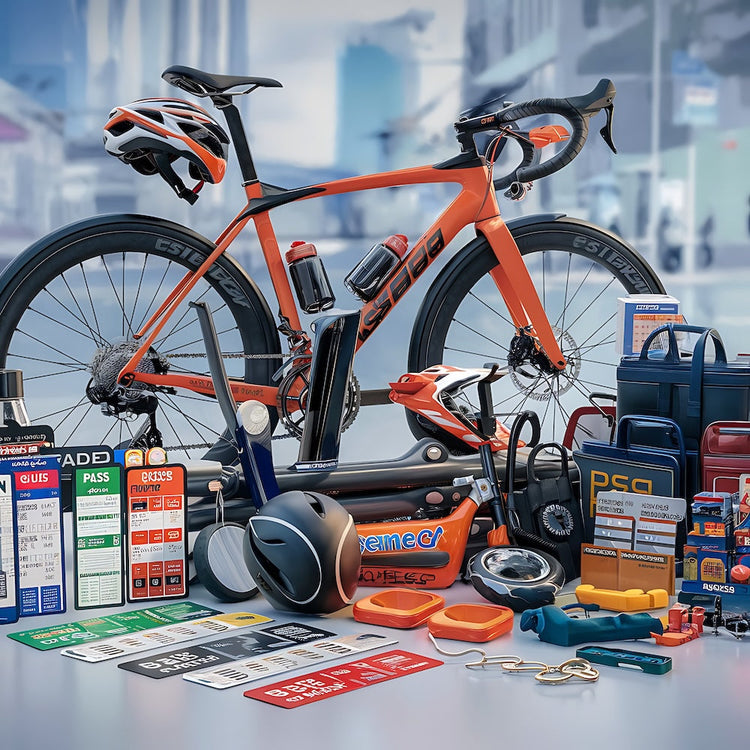 Fahrrad Zubehör Griffe Klingel Packtaschen