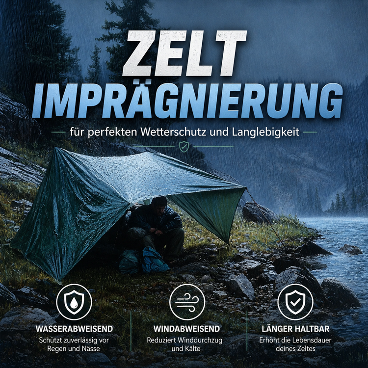 Zelt Imprägnierung für perfekten Wetterschutz und Langlebigkeit