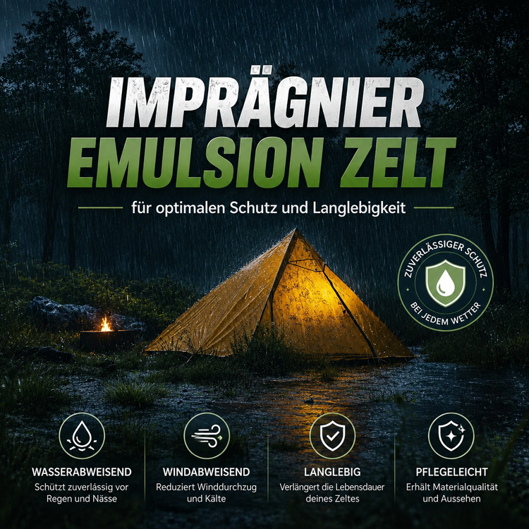 Imprägnier Emulsion Zelt für optimalen Schutz und Langlebigkeit