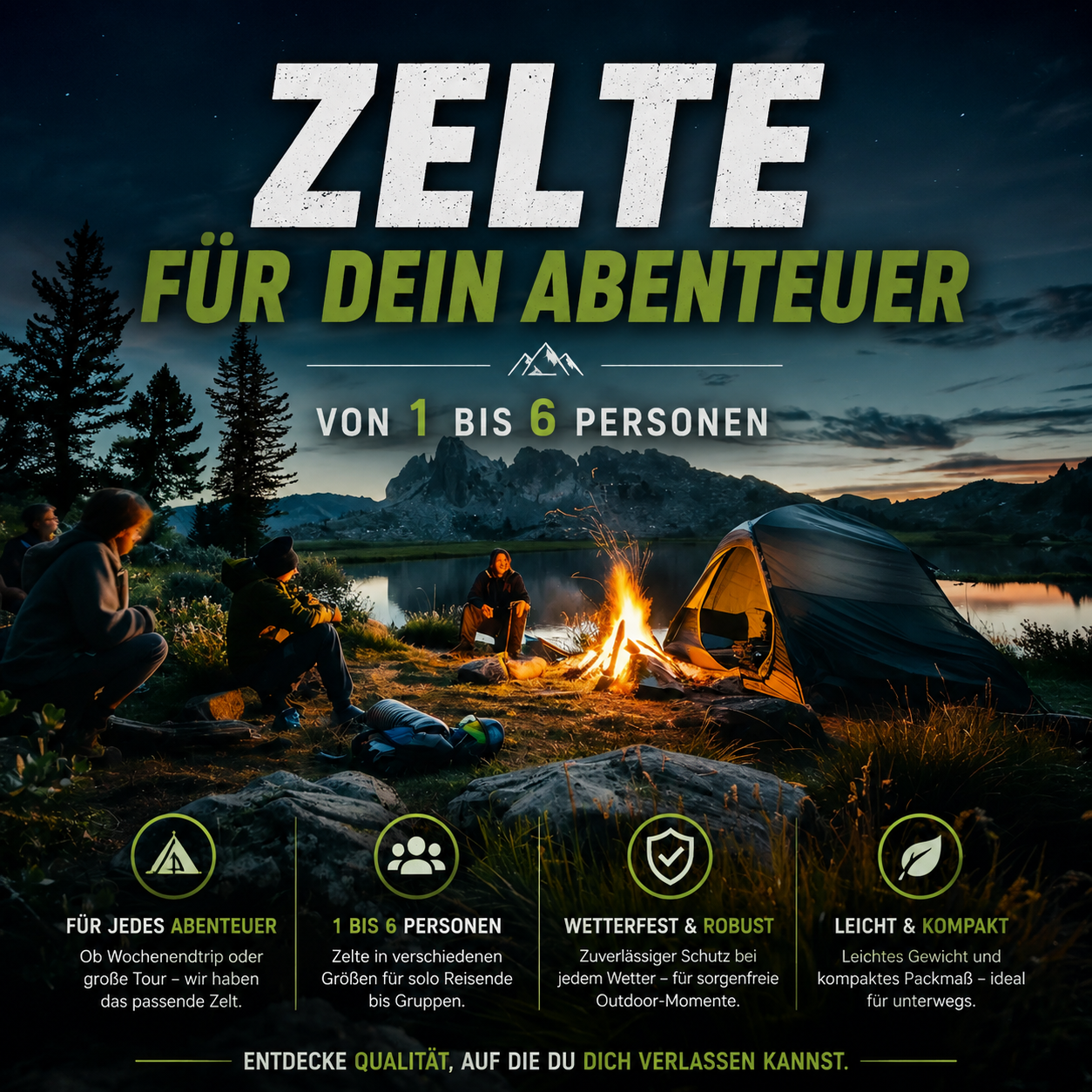 Zelte - Outdoor Alm