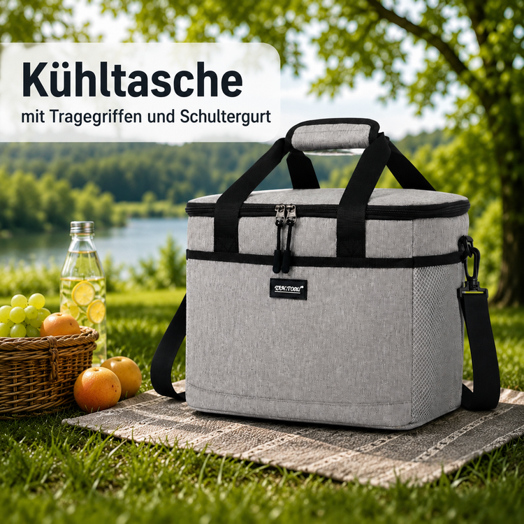 Kühltaschen Kühltasche Isoliertasche wasserdicht für Camping, Picknick, Strand, Büro und Einkauf