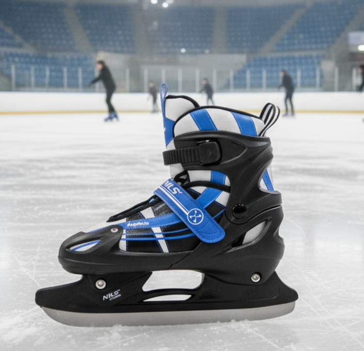 Verstellbare Schlittschuhe für jedes Abenteuer auf dem Eis