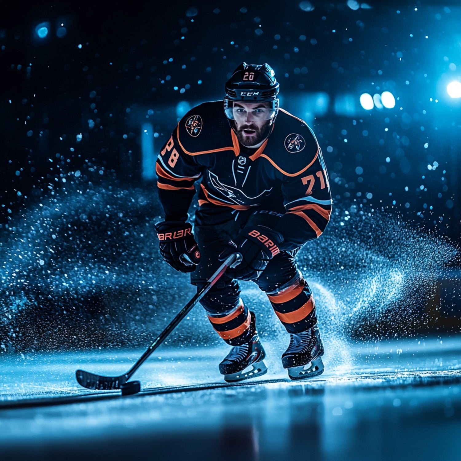 Eishockey Schlittschuhe - Outdoor Alm